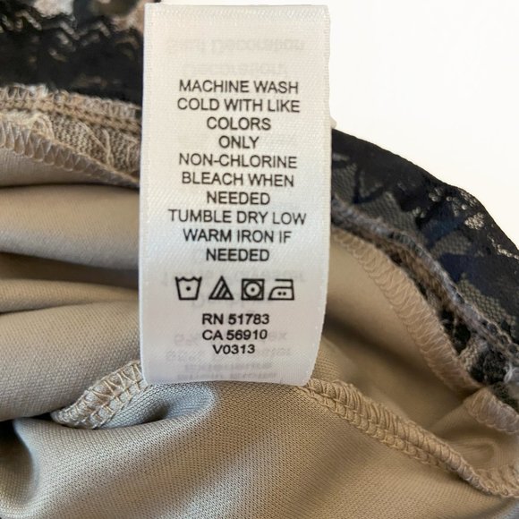 Maurices women's vintage cheetah lined camisole US M, adj. straps, lace trim - Picture 8 of 9